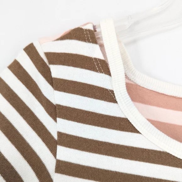 Anthropology Saturday Sunday Striped Midi Cotton Dress Size Small - Picture 6 of 11